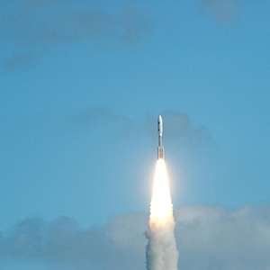 Atlas V rocket carrying the New Horizons spacecraft.